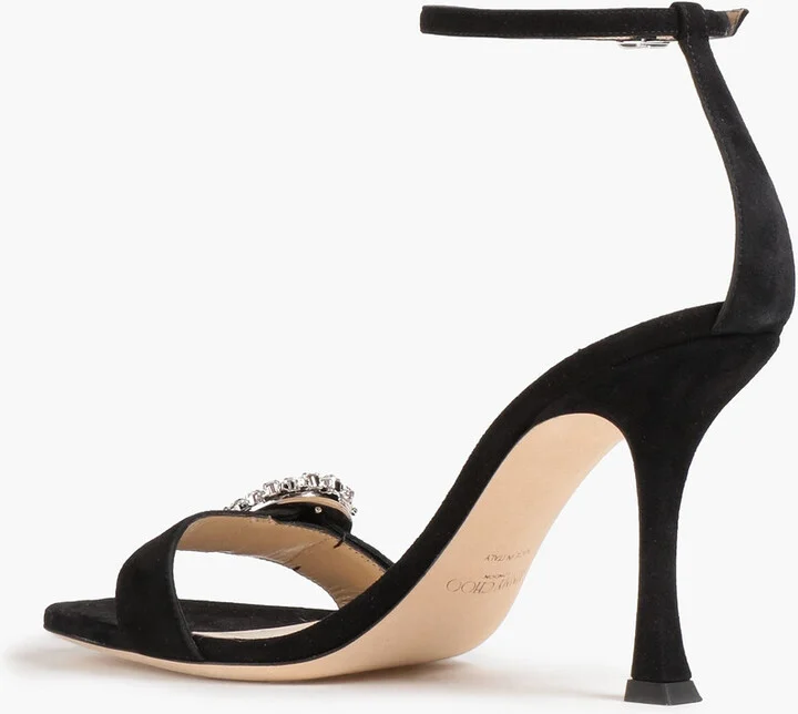 Marsai 90 embellished suede sandals - Image 3