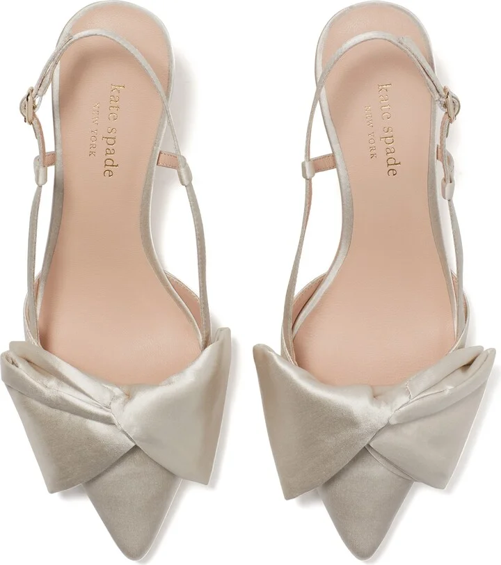 Marseille Bow Pointed Toe Slingback Pump - Image 2
