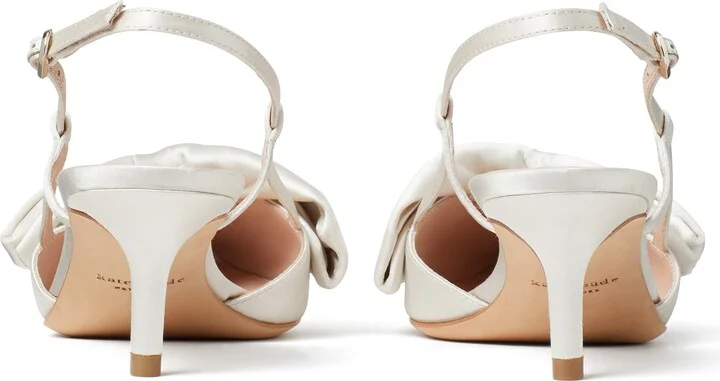 Marseille Bow Pointed Toe Slingback Pump - Image 3