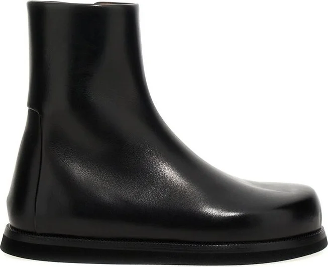 Marsèll Accom Round Toe Ankle Boots