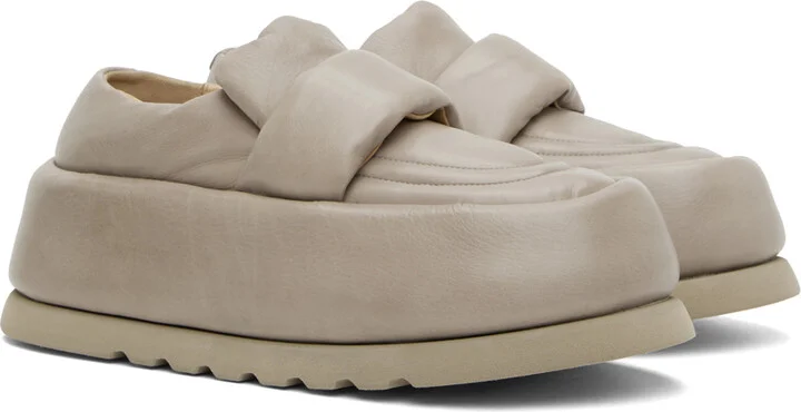 Marsèll Beige Bombo Loafer - Image 4