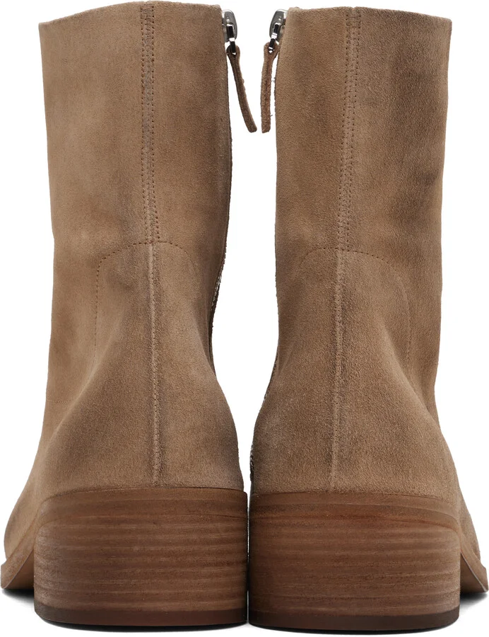 Marsèll Beige Cassello Ankle Boots - Image 2