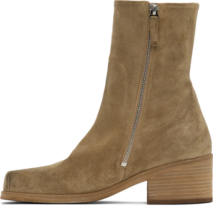 Marsèll Beige Cassello Boots - Image 3