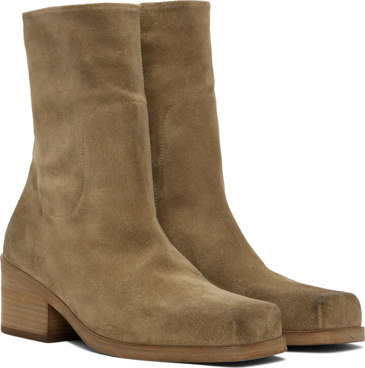 Marsèll Beige Cassello Boots - Image 4