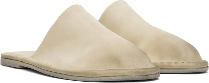 Marsèll Beige Filo Slippers - Image 4