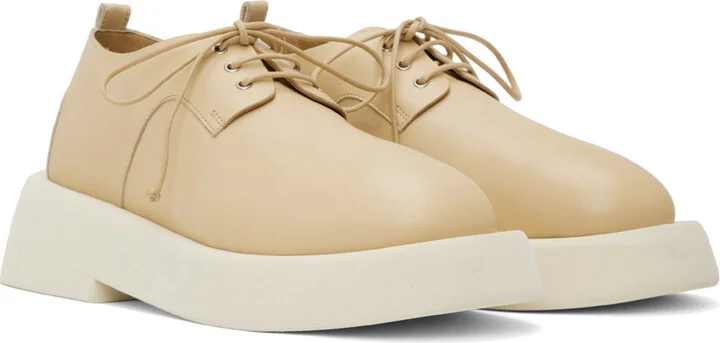 Marsèll Beige Gommellone Derbys - Image 4