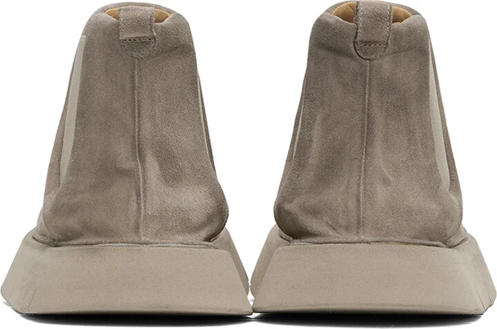 Marsèll Beige Intagliata Beatle Boots - Image 2