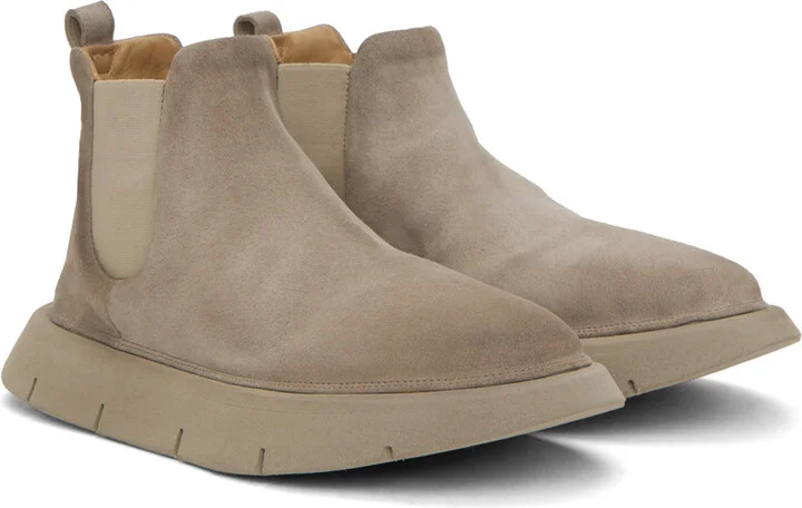 Marsèll Beige Intagliata Boots - Image 4