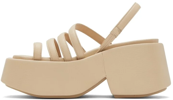 Marsèll Beige Zeppo Sandals - Image 3