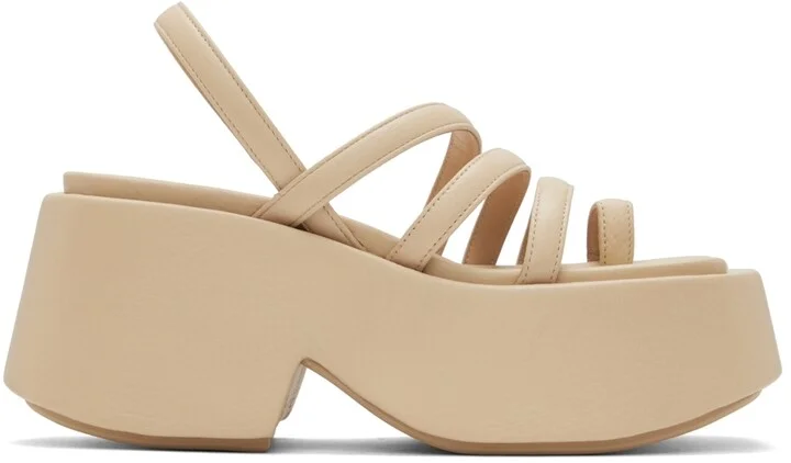 Marsèll Beige Zeppo Sandals