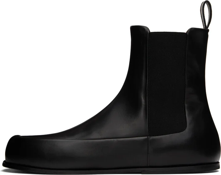 Marsèll Black Accomoda Beatle Chelsea Boots - Image 3