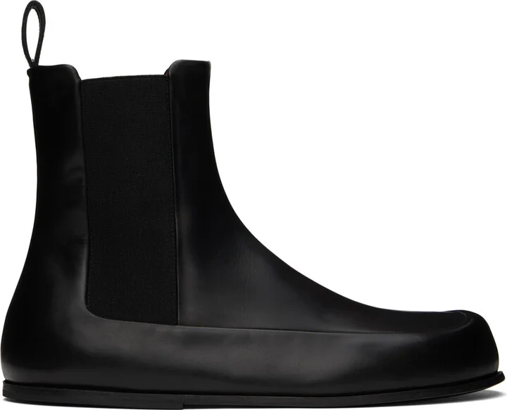 Marsèll Black Accomoda Beatle Chelsea Boots