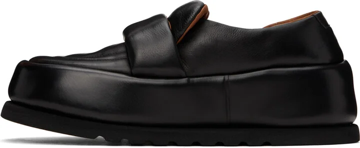 Marsèll Black Bombo Mocassino Loafers - Image 3