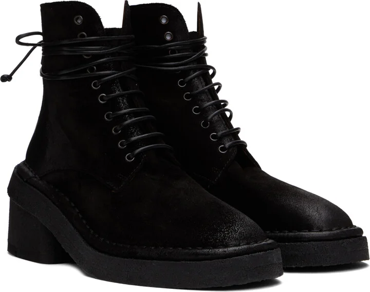 Marsèll Black Burraccio Ankle Boots - Image 4