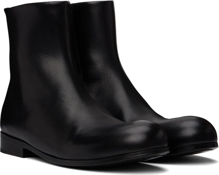 Marsèll Black Capozucca Ankle Boots - Image 4