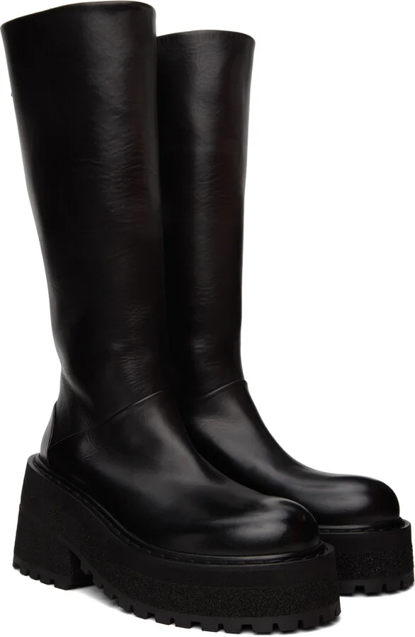 Marsèll Black Carretta Boots - Image 4