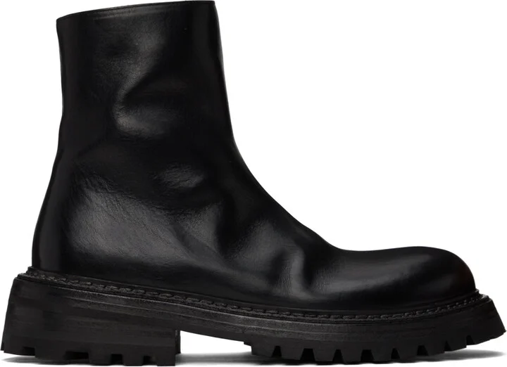 Marsèll Black Carrucola Ankle Boots