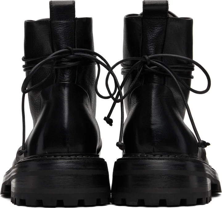 Marsèll Black Carrucola Combat Boots - Image 2