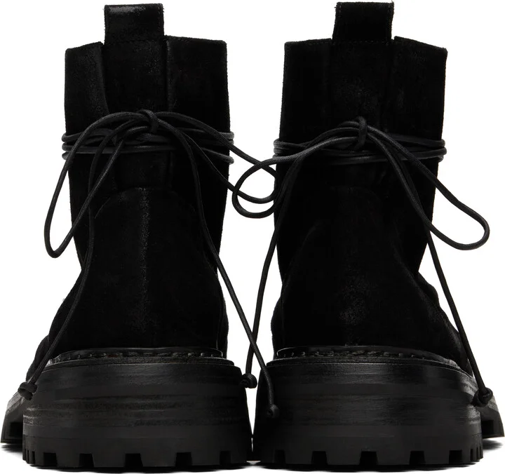 Marsèll Black Carrucola Combat Boots - Image 2