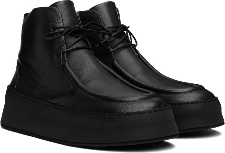 Marsèll Black Cassapana Ankle Boots - Image 4