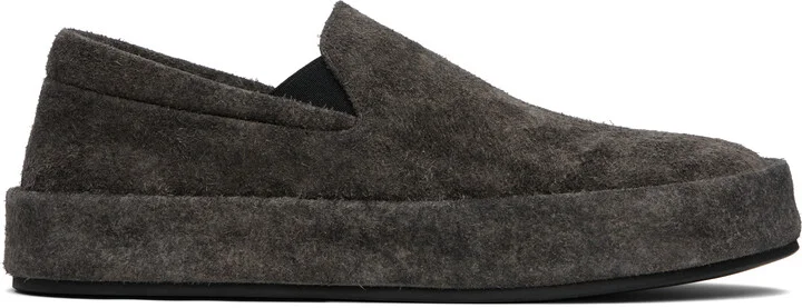 Marsèll Black Cassapelle Slip-On Sneakers