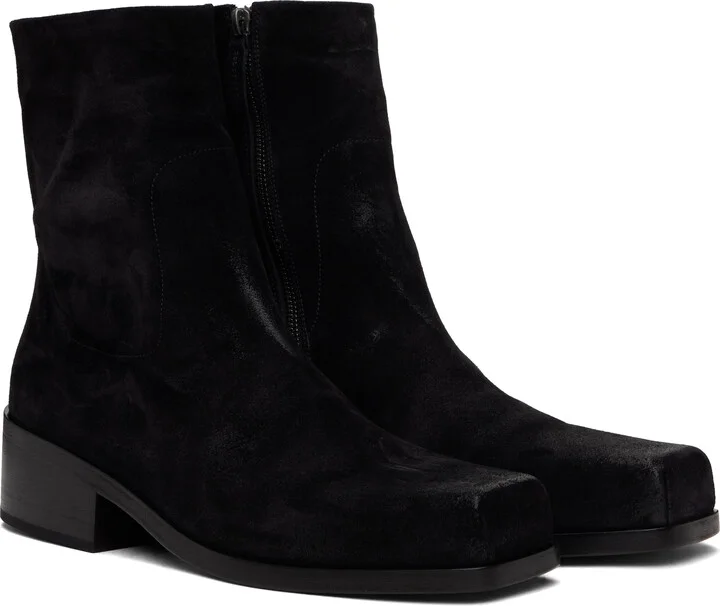 Marsèll Black Cassello Ankle Boots - Image 4
