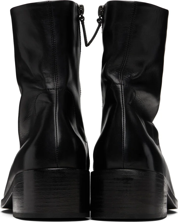 Marsèll Black Cassello Ankle Boots - Image 2