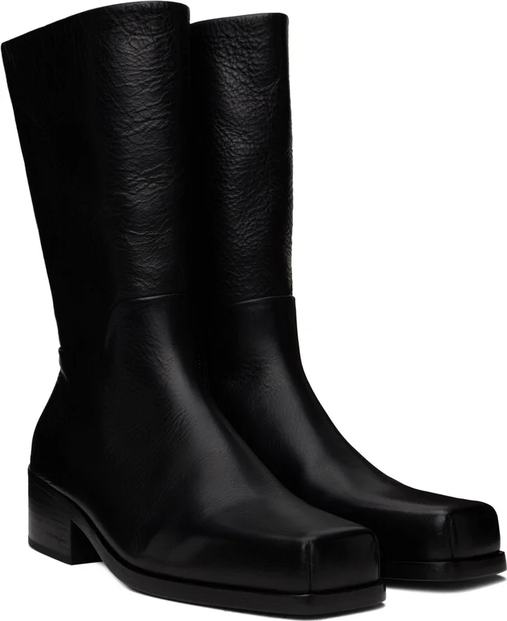 Marsèll Black Cassello Boots - Image 4