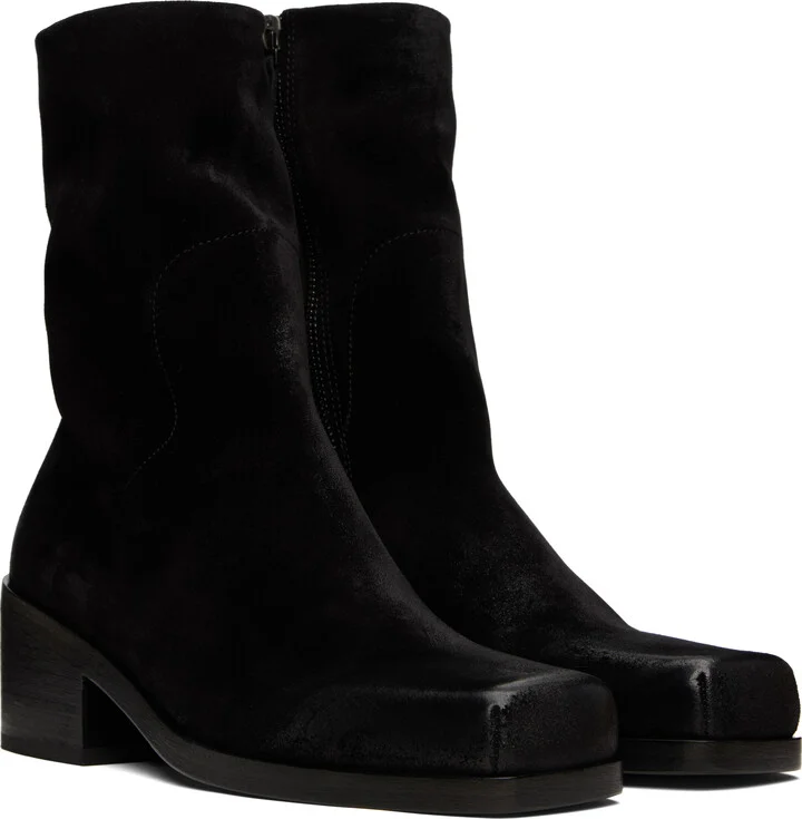 Marsèll Black Cassello Boots - Image 4