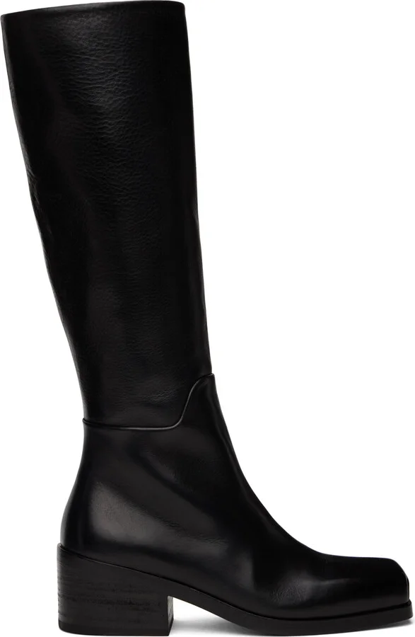 Marsèll Black Cassello Tall Boots