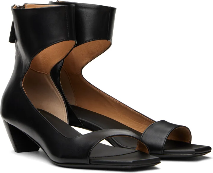 Marsèll Black Cucchiaia Heeled Sandals - Image 4