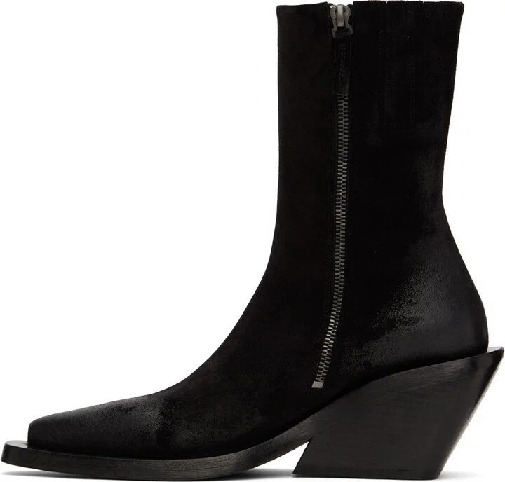 Marsèll Black Gessetto Ankle Boots - Image 3