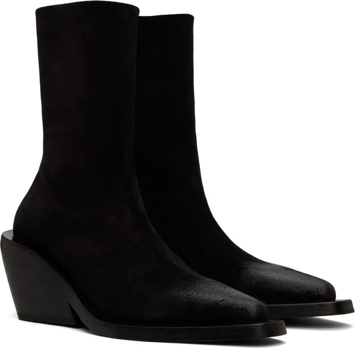 Marsèll Black Gessetto Ankle Boots - Image 4