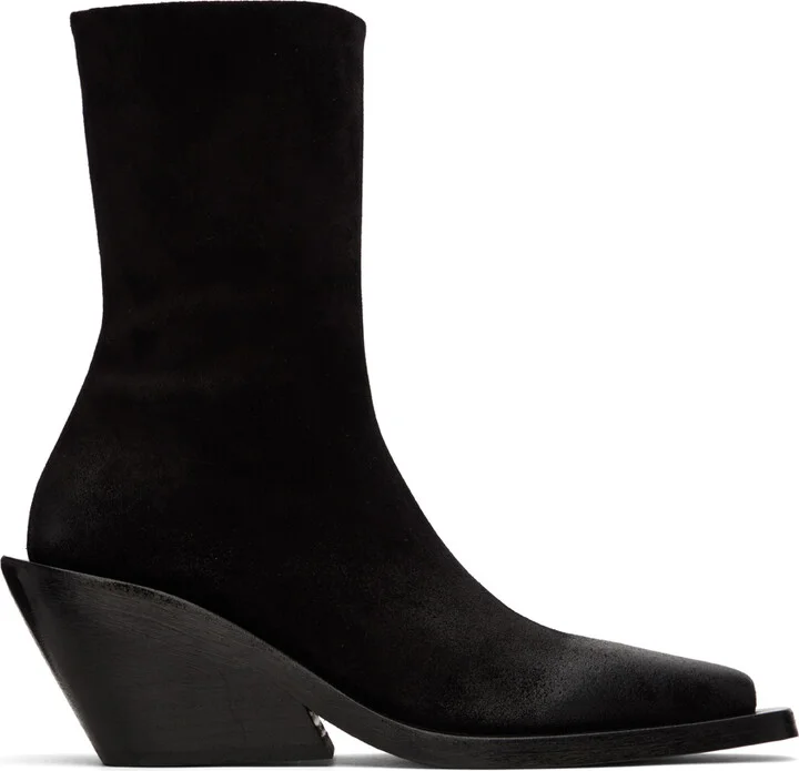 Marsèll Black Gessetto Ankle Boots