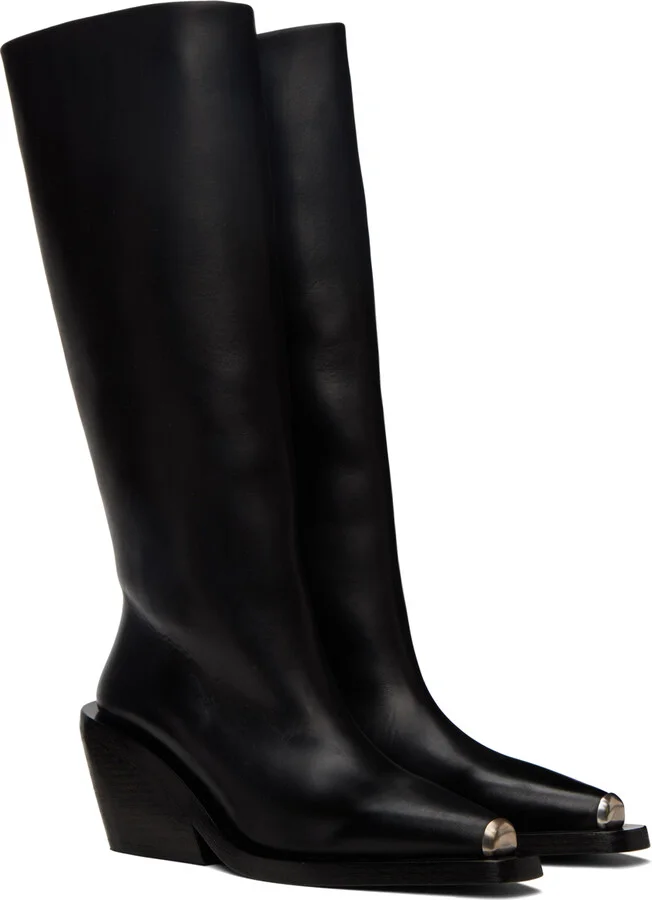 Marsèll Black Gessetto Tall Boots - Image 4