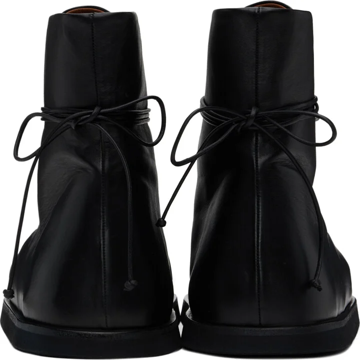 Marsèll Black Gigante Lace Up Ankle Boots - Image 2