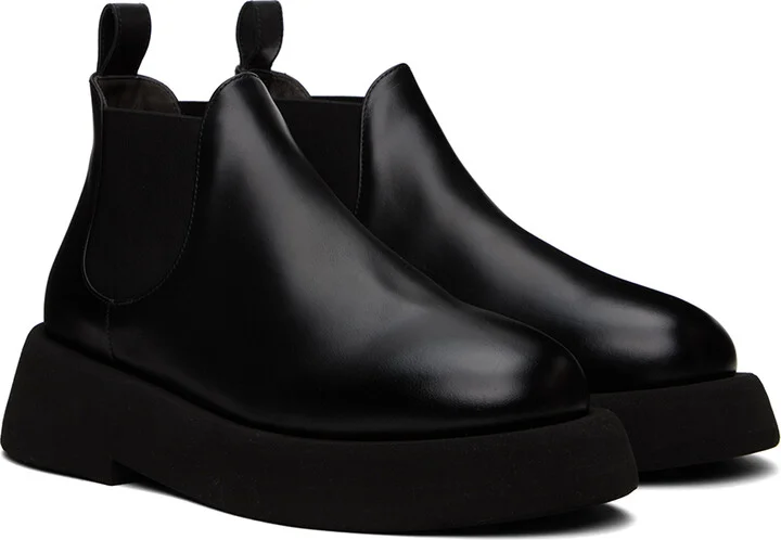 Marsèll Black Gomme Gommellone Chelsea Boots - Image 4