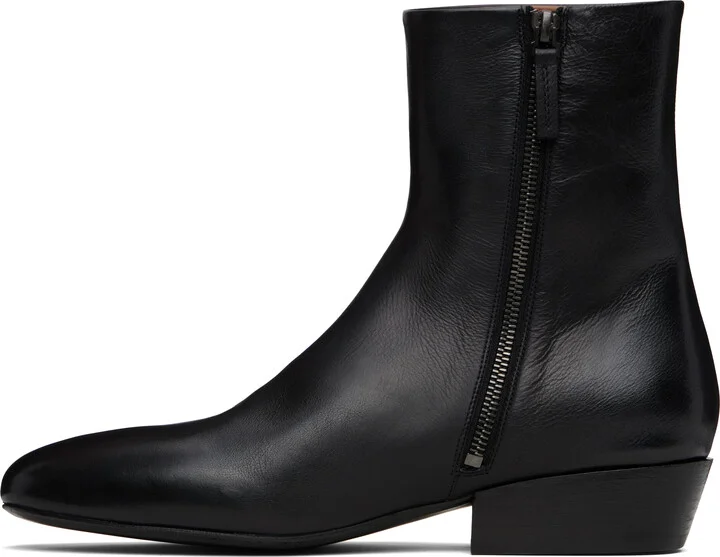 Marsèll Black Granblocco Ankle Boots - Image 3