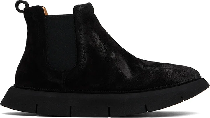 Marsèll Black Intagliata Beatle Boots