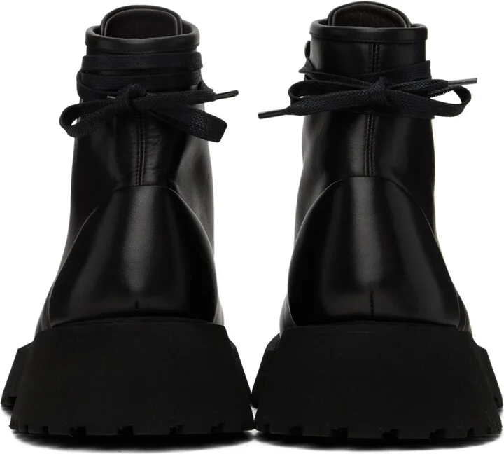 Marsèll Black Micarro Lace-Up Ankle Boots - Image 2