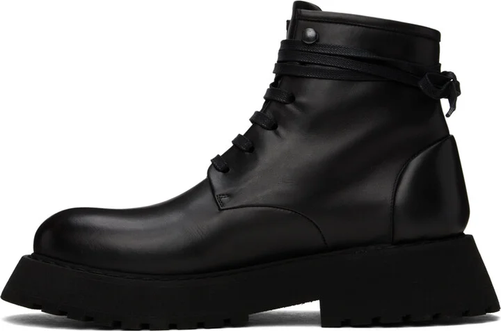 Marsèll Black Micarro Lace-Up Ankle Boots - Image 3