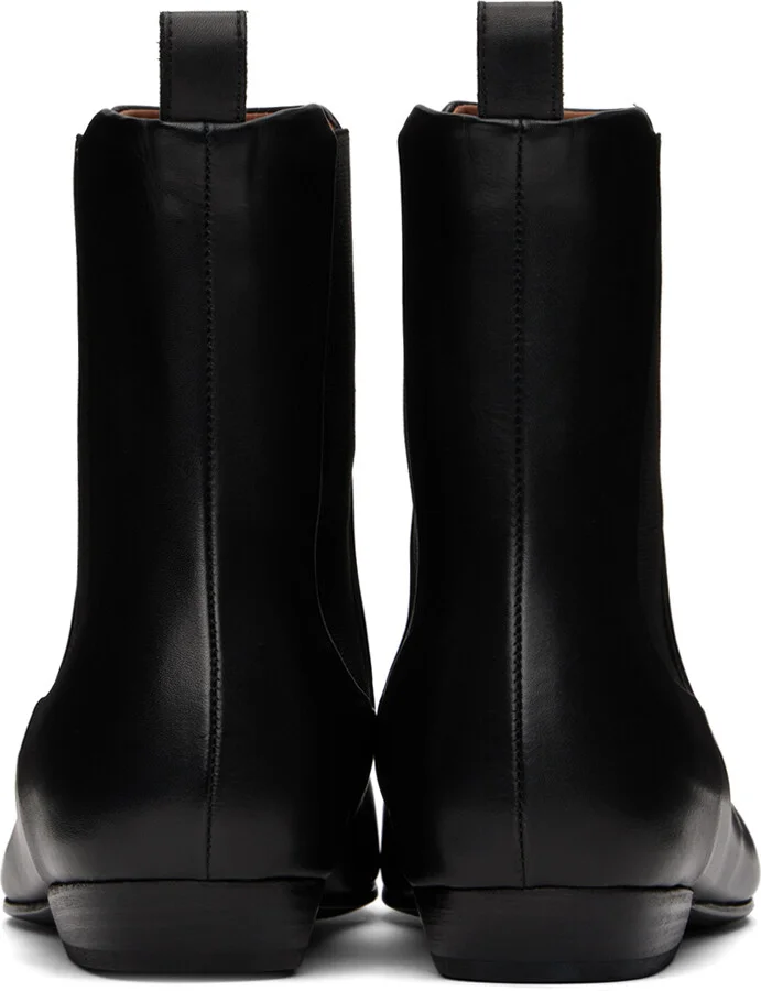 Marsèll Black Miniblocco Beatle Chelsea Boots - Image 2
