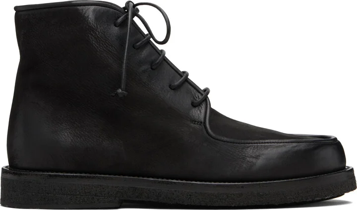 Marsèll Black Moccar Boots