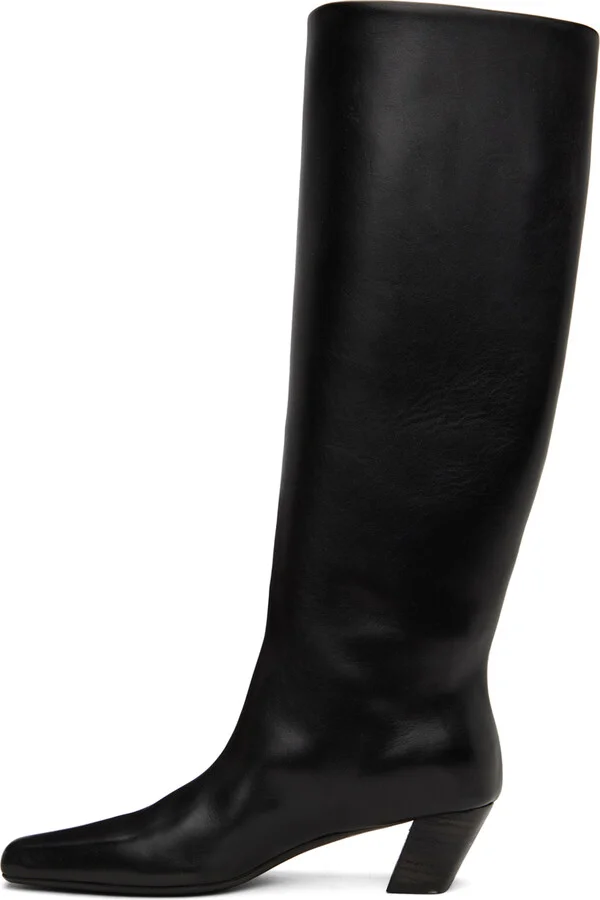 Marsèll Black Pannelletto Invernale Tall Boots - Image 3