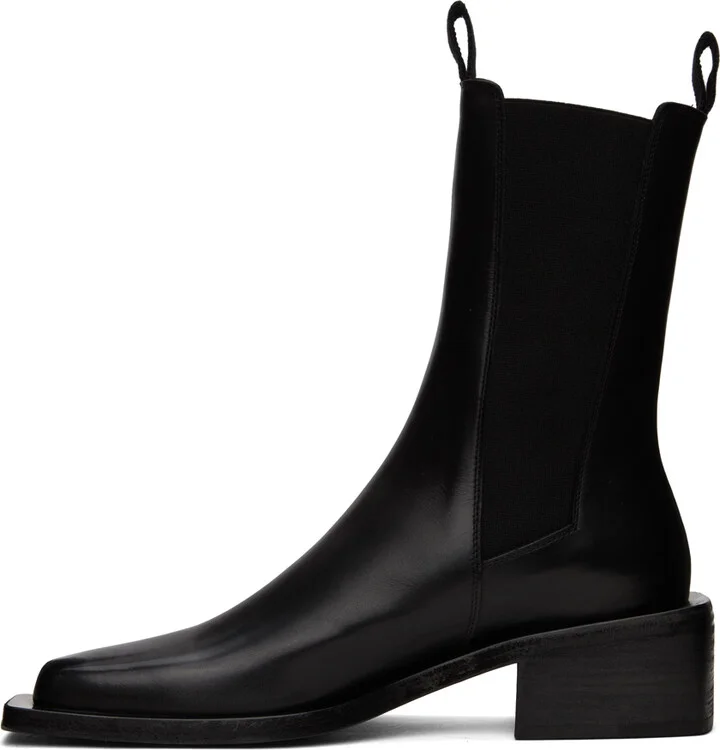 Marsèll Black Pannello Chelsea Boots - Image 3