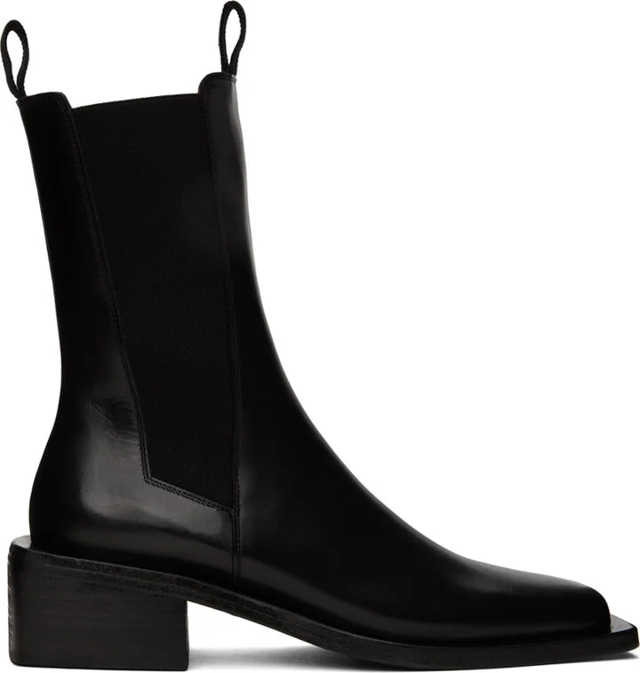 Marsèll Black Pannello Chelsea Boots