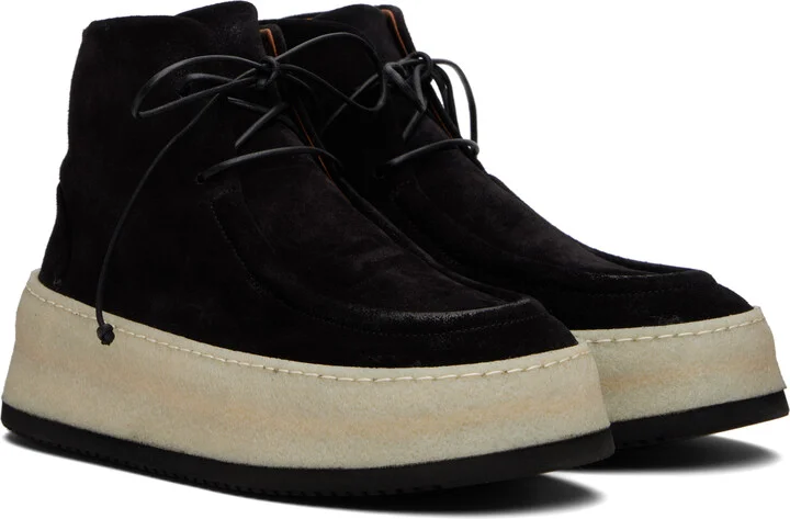 Marsèll Black Parapana Ankle Boots - Image 4