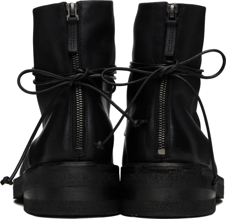 Marsèll Black Parrucca Combat Boots - Image 2