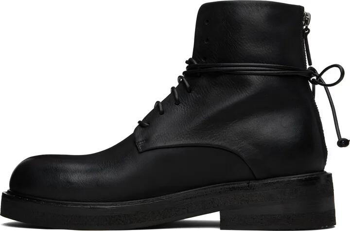 Marsèll Black Parrucca Combat Boots - Image 3