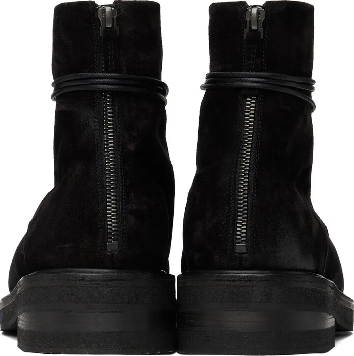 Marsèll Black Parrucca Lace Up Ankle Boots - Image 2